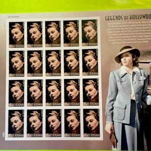 Ingrid Bergman “Legends of Hollywood” stamps.